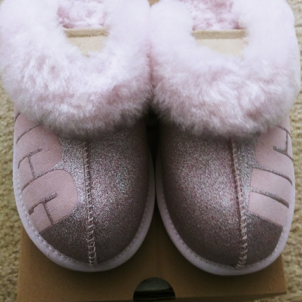 Women's UGG sparkle slippers Pink -6